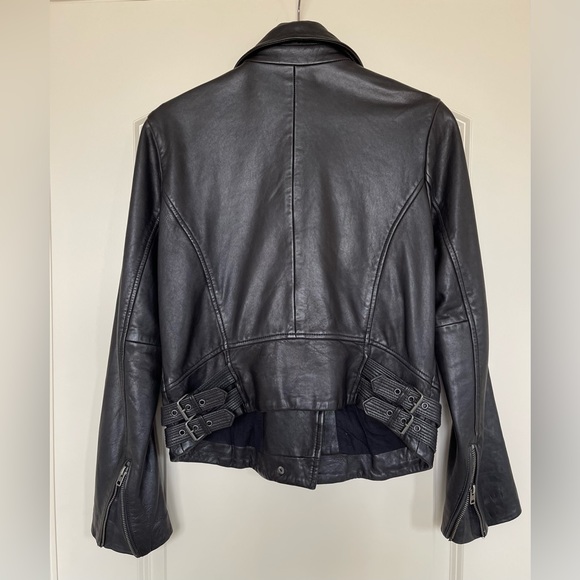 Lucky Brand Leather Moto Jacket - Picture 2 of 4
